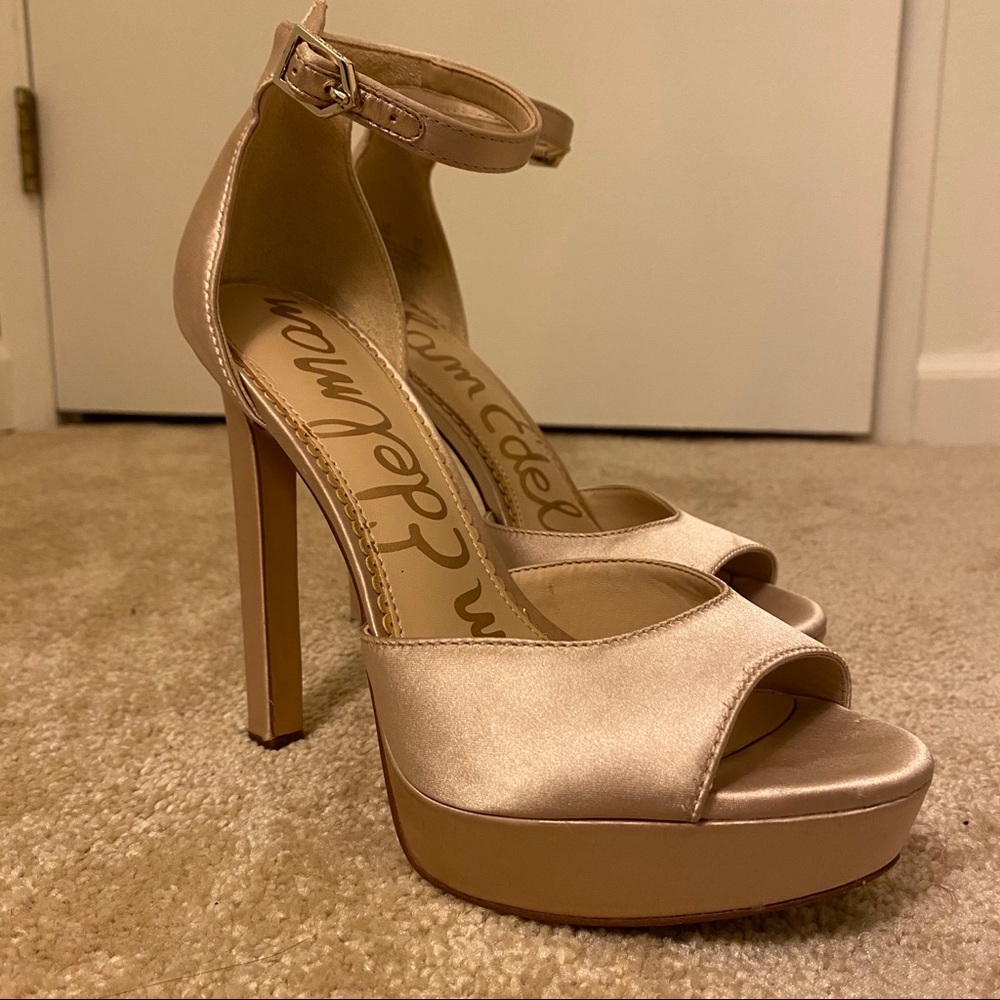 Champagne Sam Edelman Platform High-Heel
